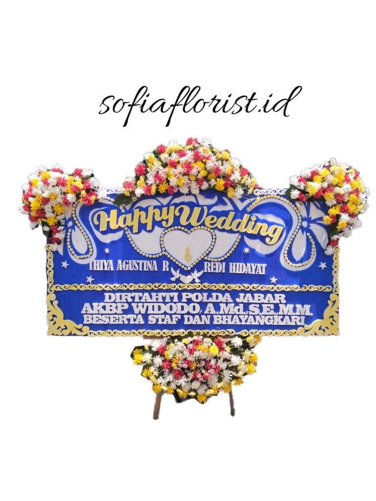 Bunga Papan Wedding 10