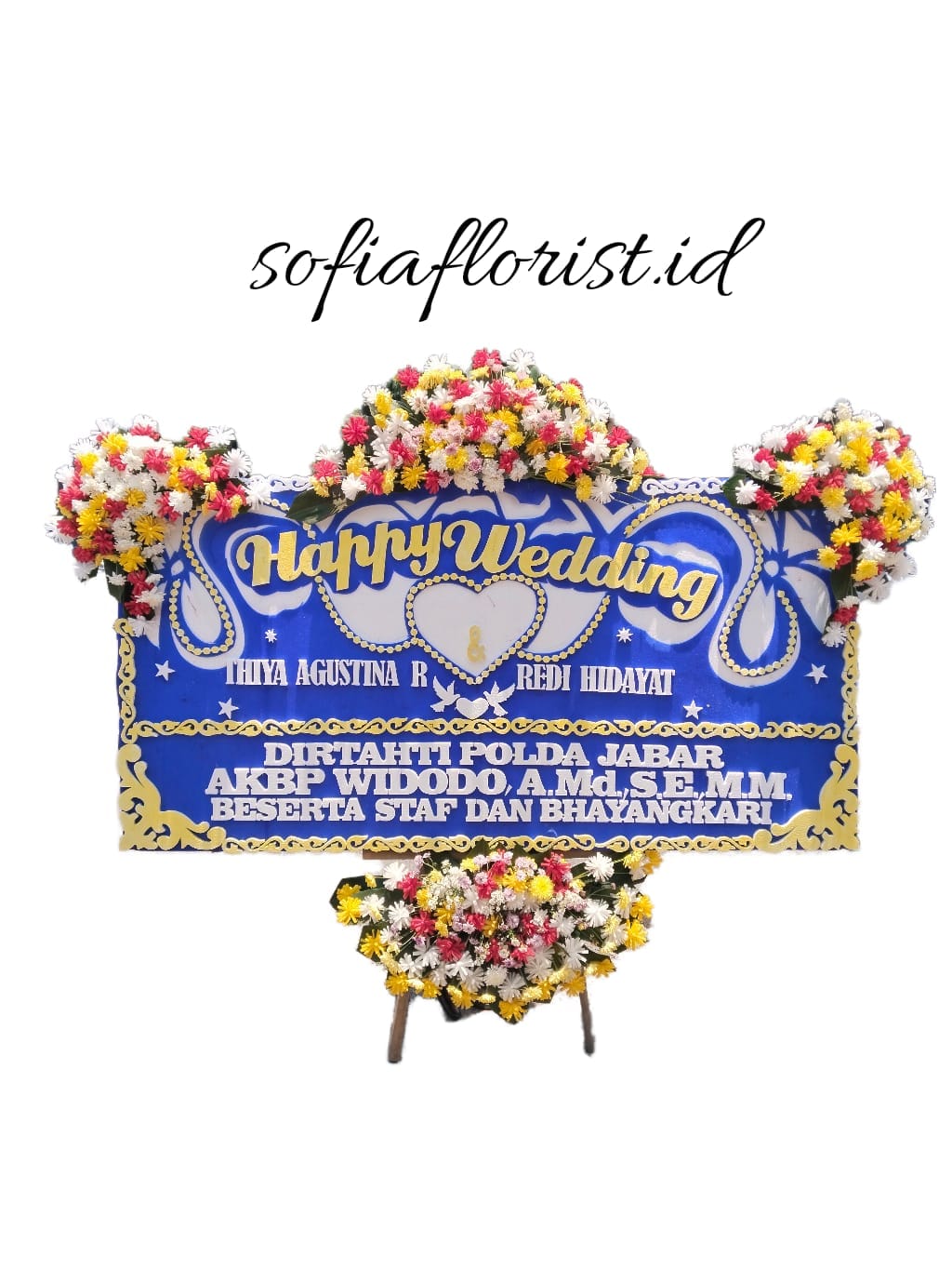 Bunga Papan Wedding 10