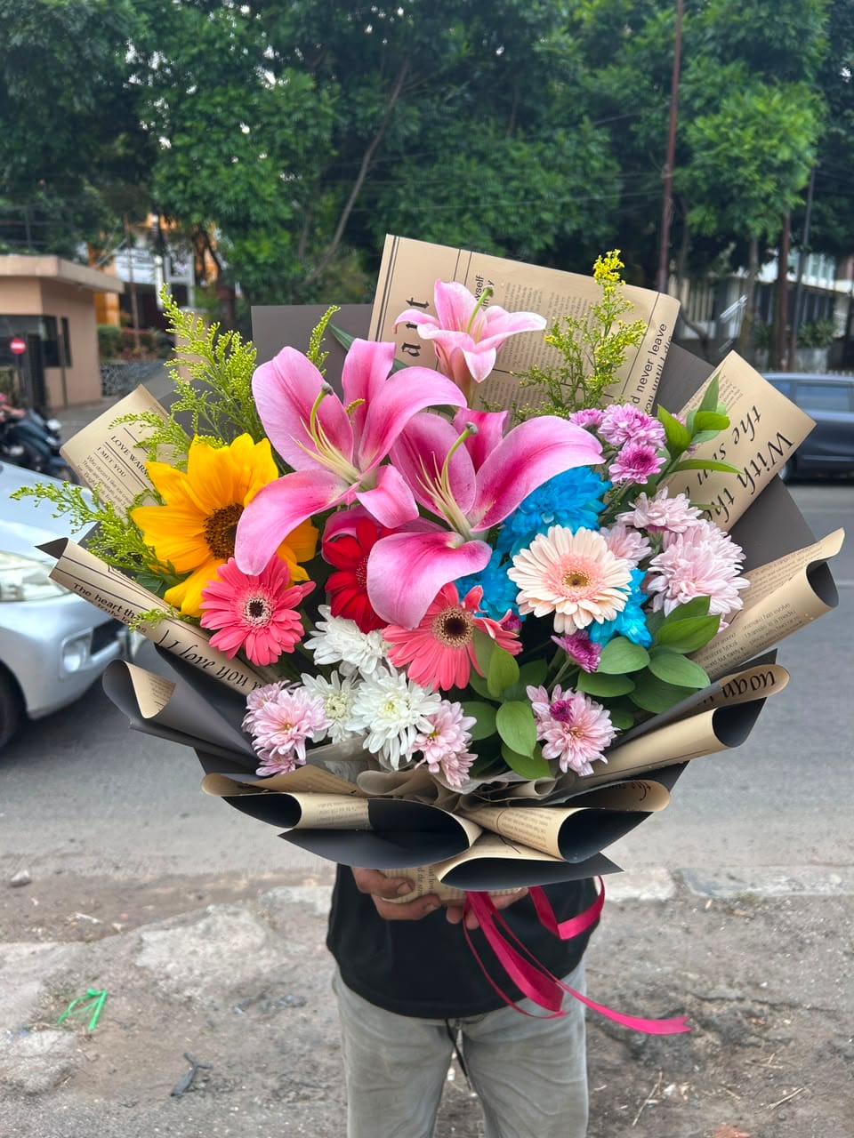 Bunga Papan Dekat IPDN